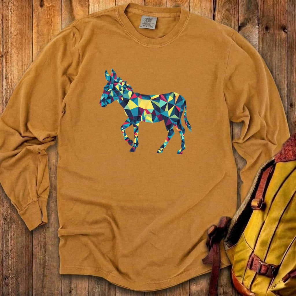 Wild Burro Mosaic Cotton Long Sleeve