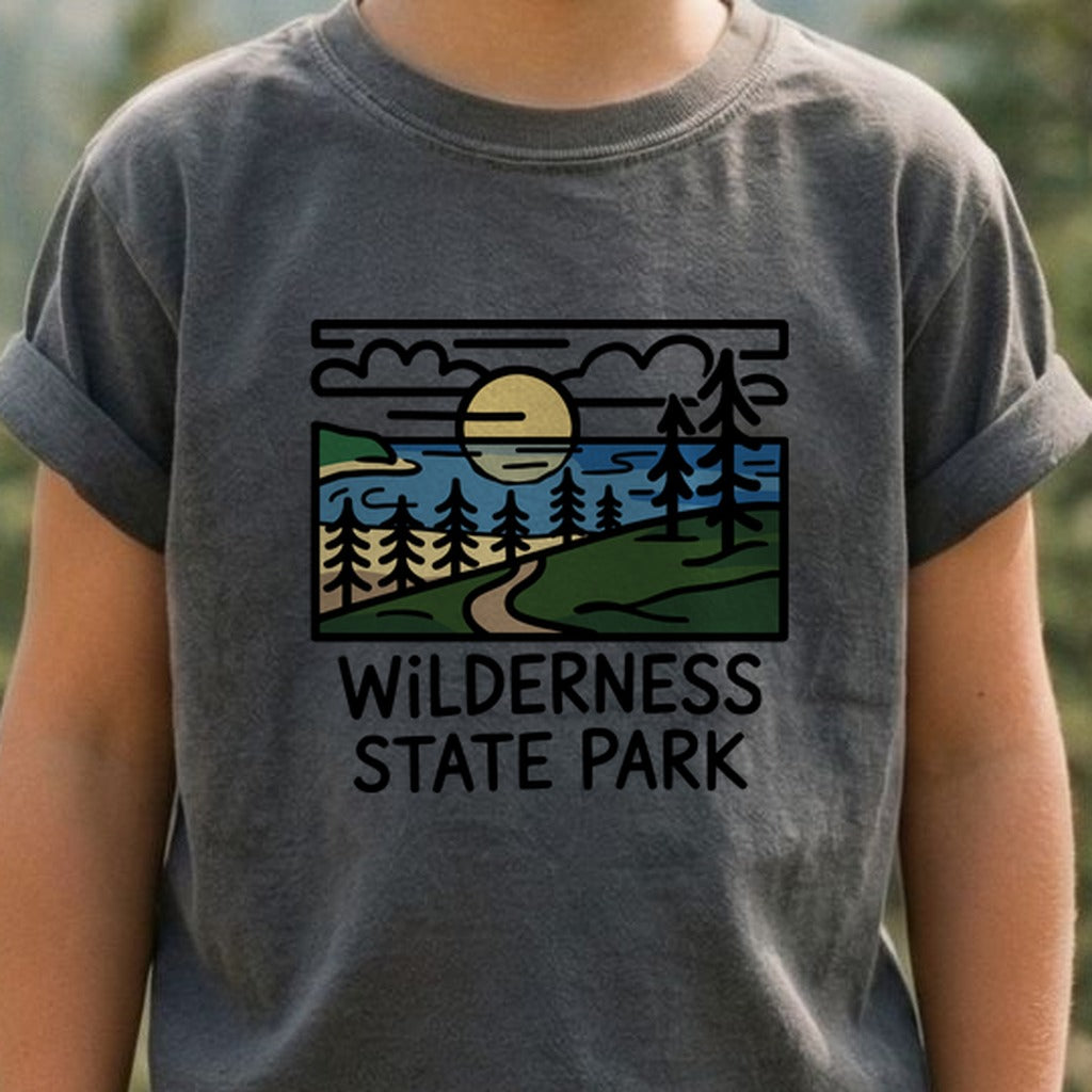 Wilderness State Park Kids Cotton T-Shirt