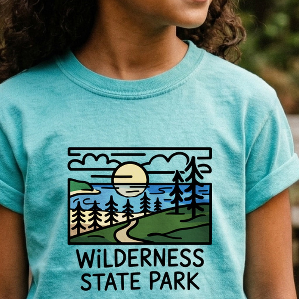 Wilderness State Park Kids Cotton T-Shirt