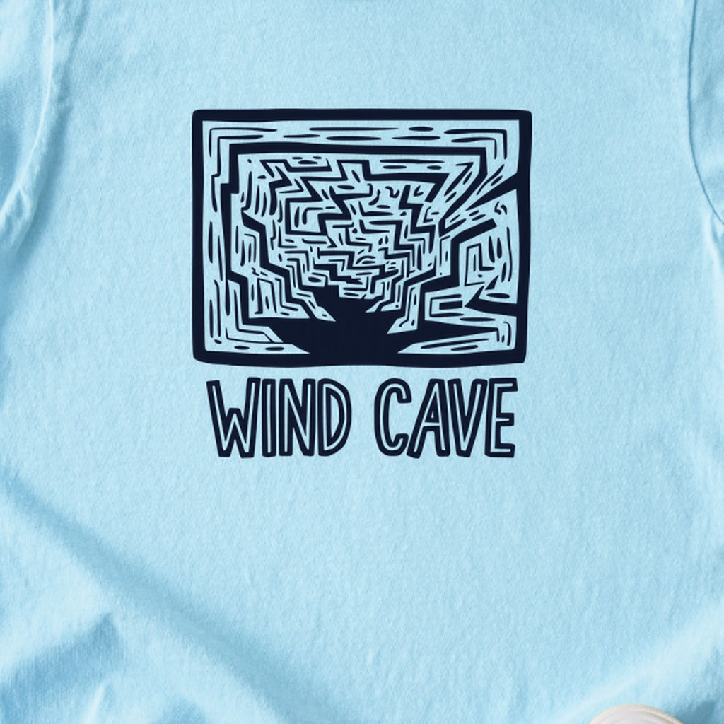 Wind Cave National Park Kids Cotton T-Shirt