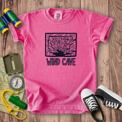 Wind Cave National Park Kids Cotton T-Shirt