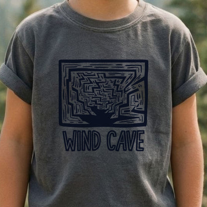 Wind Cave National Park Kids Cotton T-Shirt