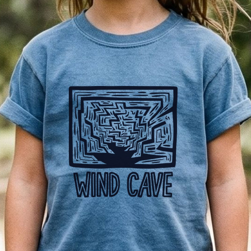 Wind Cave National Park Kids Cotton T-Shirt
