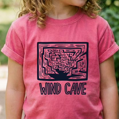 Wind Cave National Park Kids Cotton T-Shirt