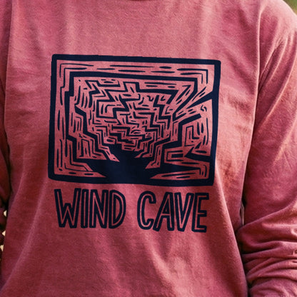 Wind Cave National Park Cotton Long Sleeve