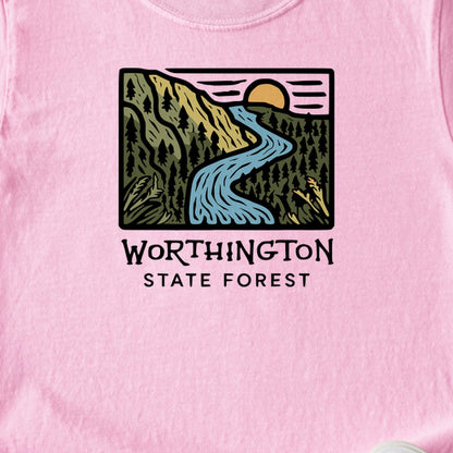 Worthington State Forest Kids Cotton T-Shirt