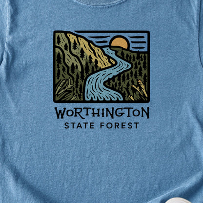 Worthington State Forest Kids Cotton T-Shirt