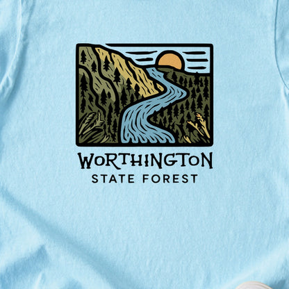 Worthington State Forest Kids Cotton T-Shirt