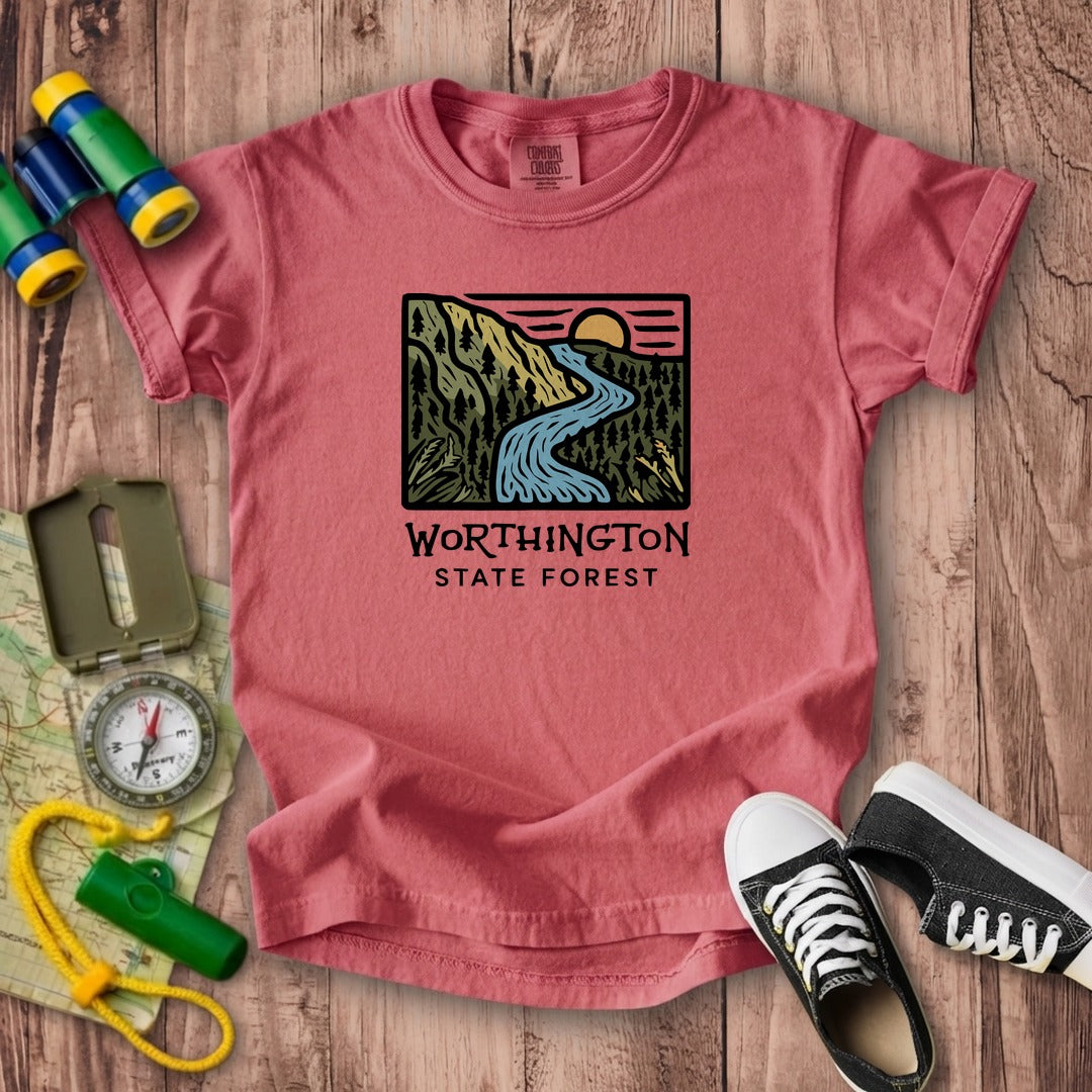Worthington State Forest Kids Cotton T-Shirt