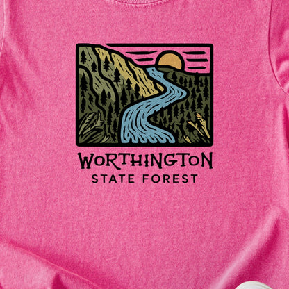 Worthington State Forest Kids Cotton T-Shirt