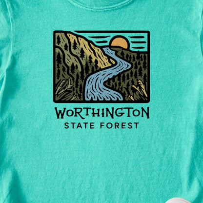 Worthington State Forest Kids Cotton T-Shirt