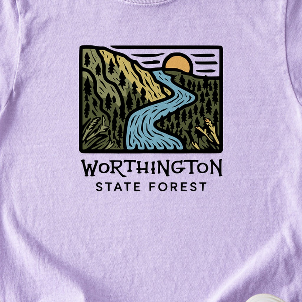 Worthington State Forest Kids Cotton T-Shirt