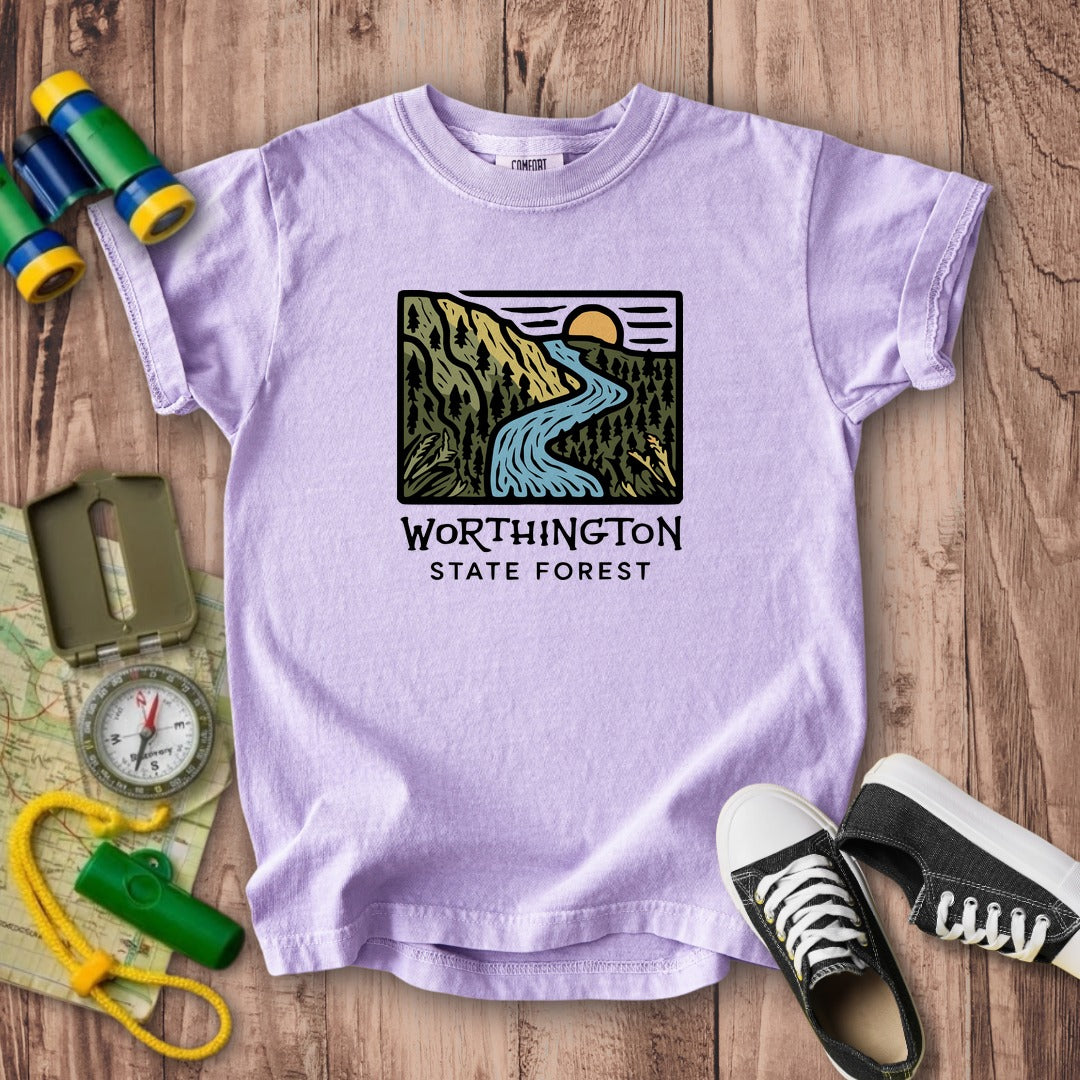 Worthington State Forest Kids Cotton T-Shirt