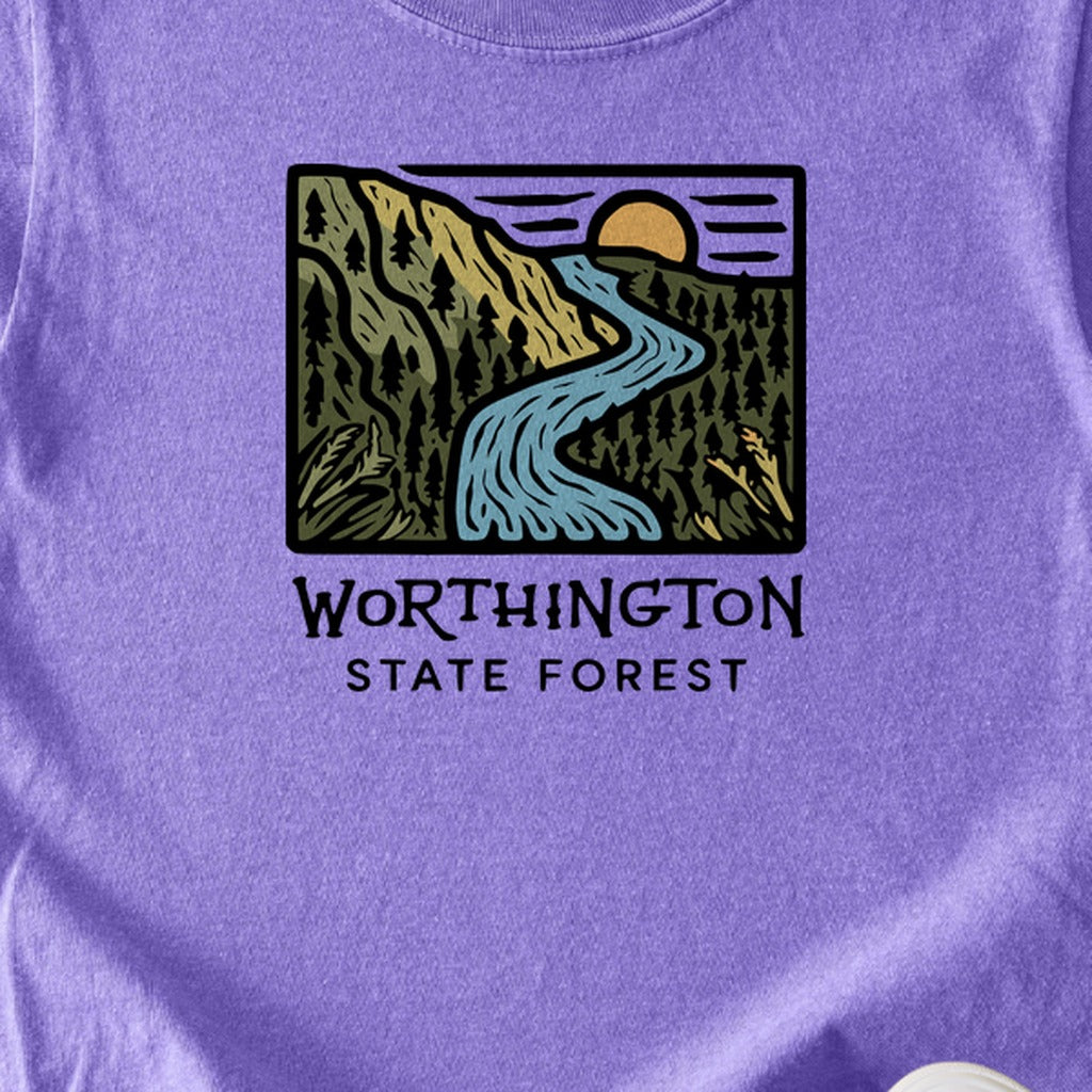 Worthington State Forest Kids Cotton T-Shirt