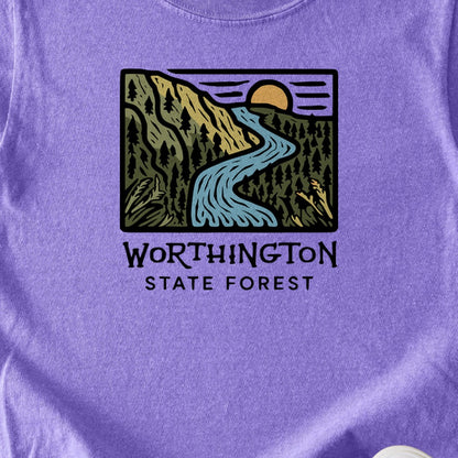 Worthington State Forest Kids Cotton T-Shirt