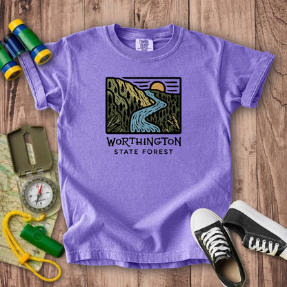 Worthington State Forest Kids Cotton T-Shirt