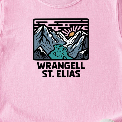 Wrangell St. Elias National Park Kids Cotton T-Shirt