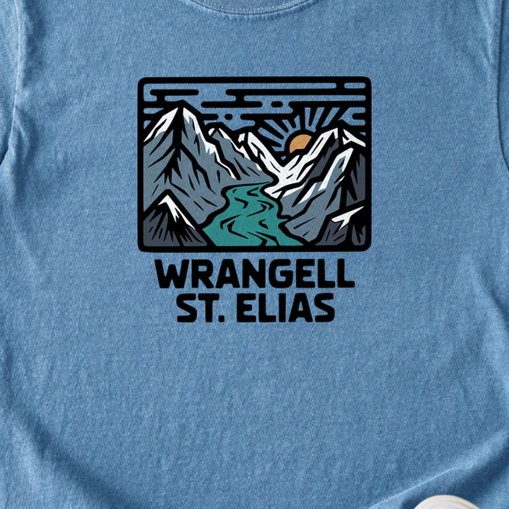Wrangell St. Elias National Park Kids Cotton T-Shirt