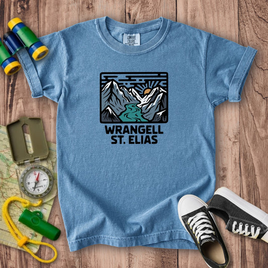 Wrangell St. Elias National Park Kids Cotton T-Shirt