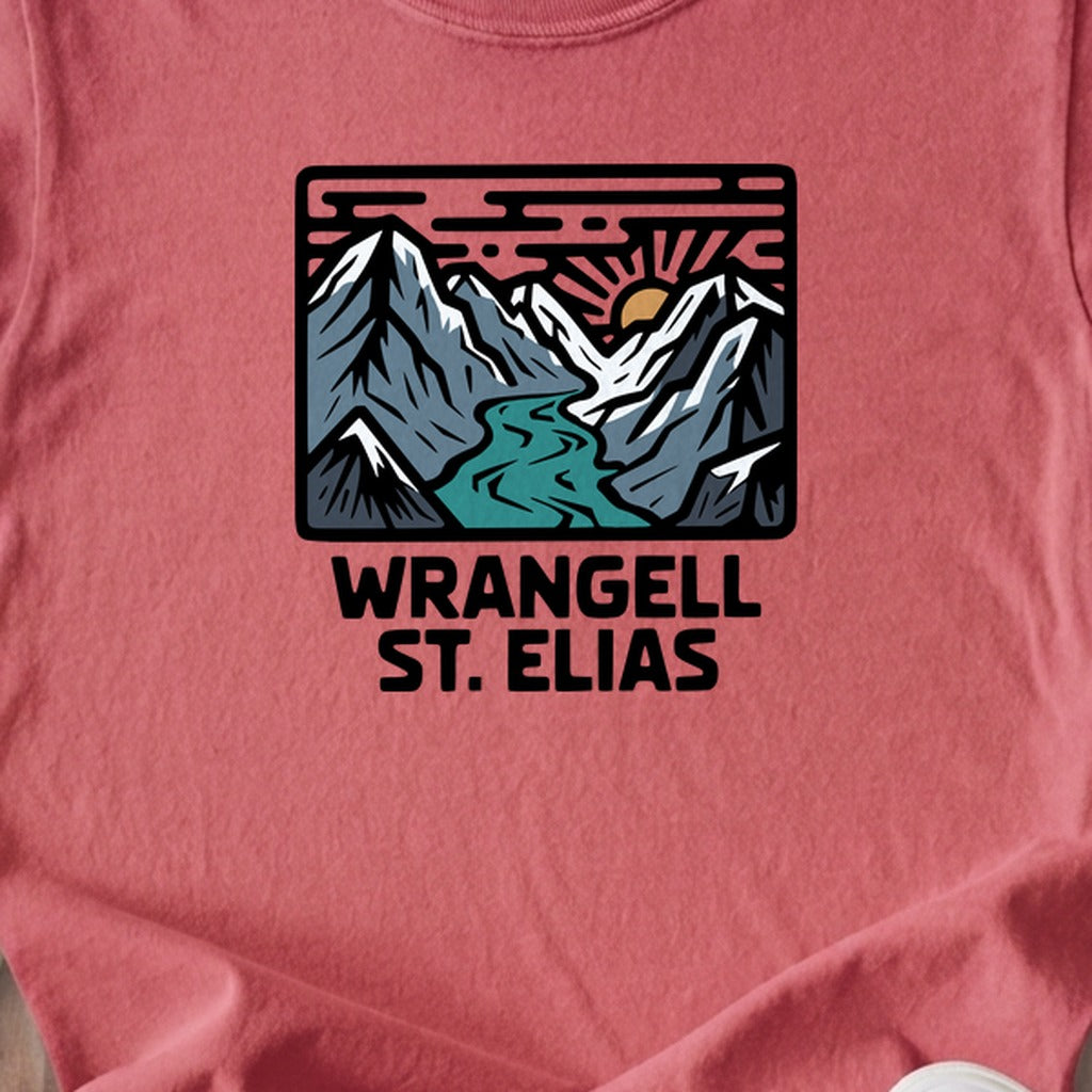 Wrangell St. Elias National Park Kids Cotton T-Shirt
