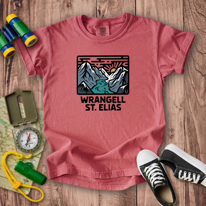 Wrangell St. Elias National Park Kids Cotton T-Shirt