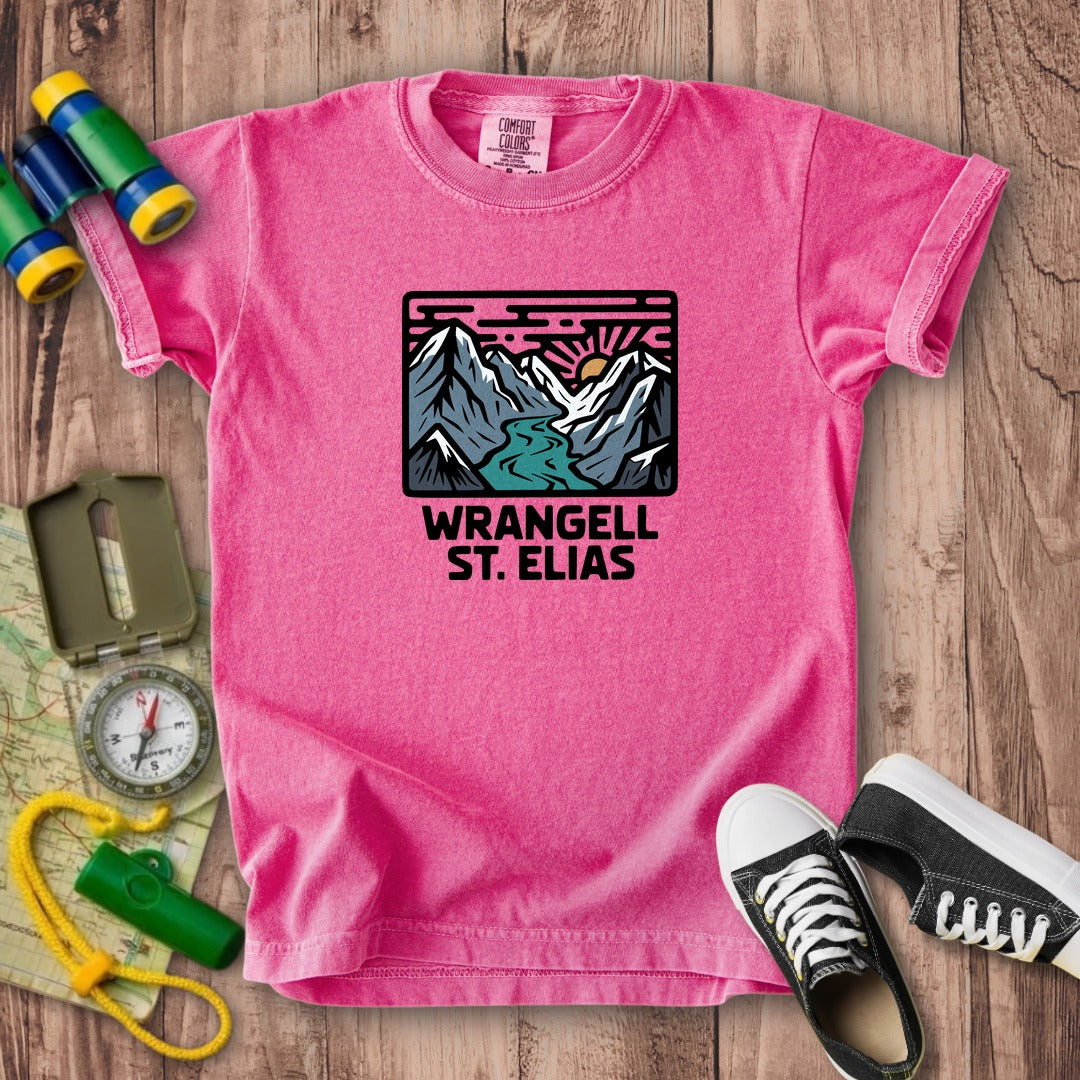 Wrangell St. Elias National Park Kids Cotton T-Shirt