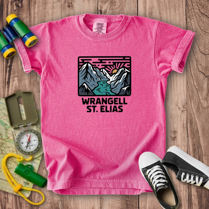 Wrangell St. Elias National Park Kids Cotton T-Shirt