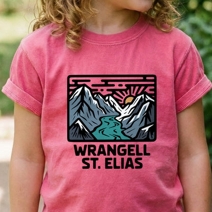 Wrangell St. Elias National Park Kids Cotton T-Shirt