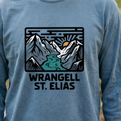Wrangell St. Elias National Park Cotton Long Sleeve