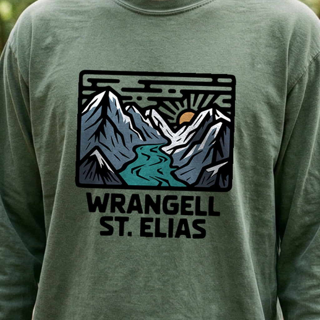 Wrangell St. Elias National Park Cotton Long Sleeve