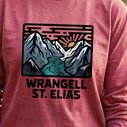 Wrangell St. Elias National Park Cotton Long Sleeve