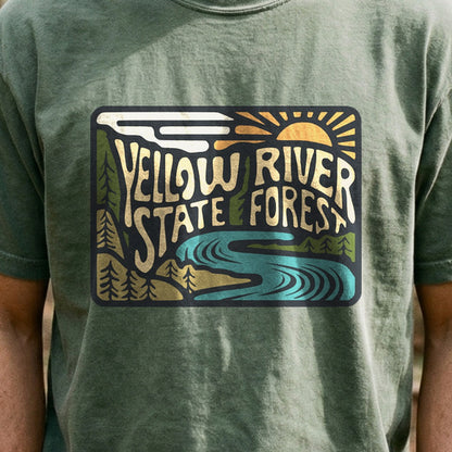 Yellow River State Forest Cotton T-Shirt