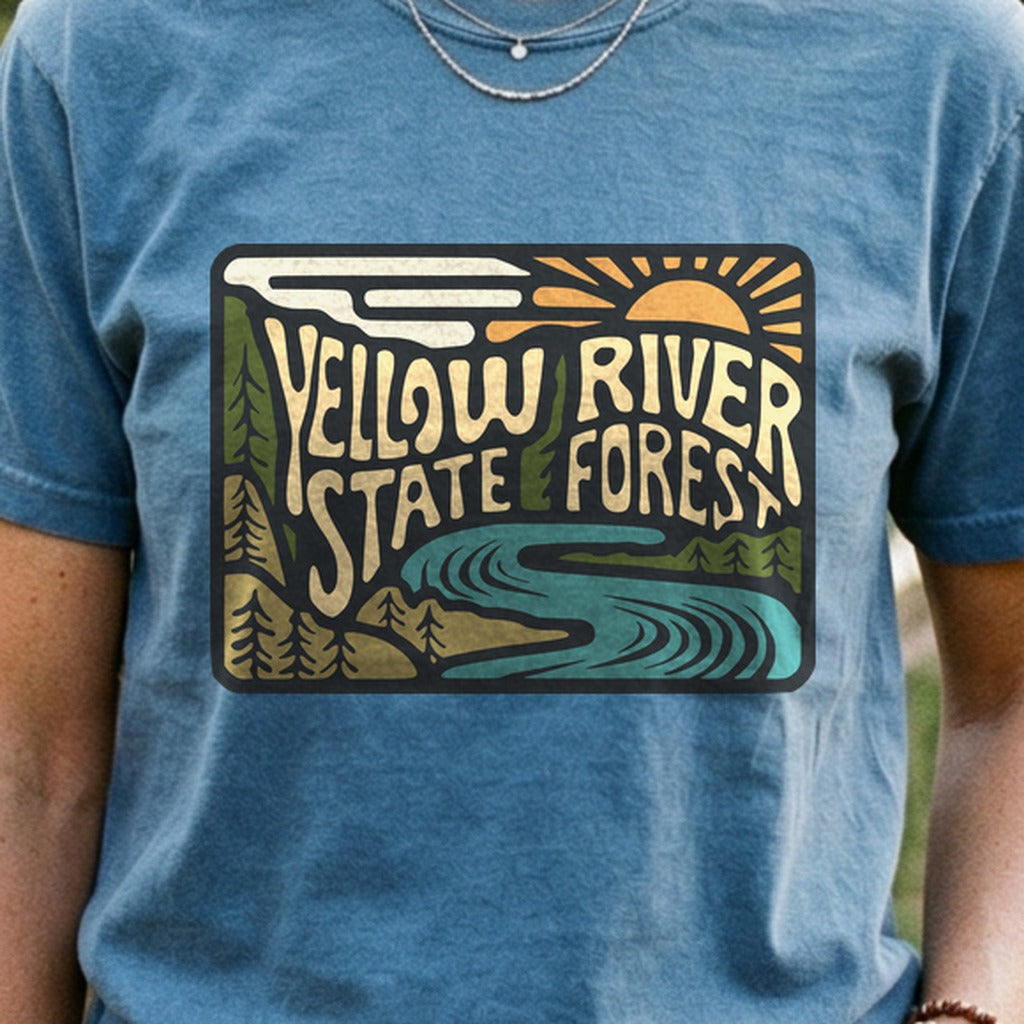 Yellow River State Forest Cotton T-Shirt