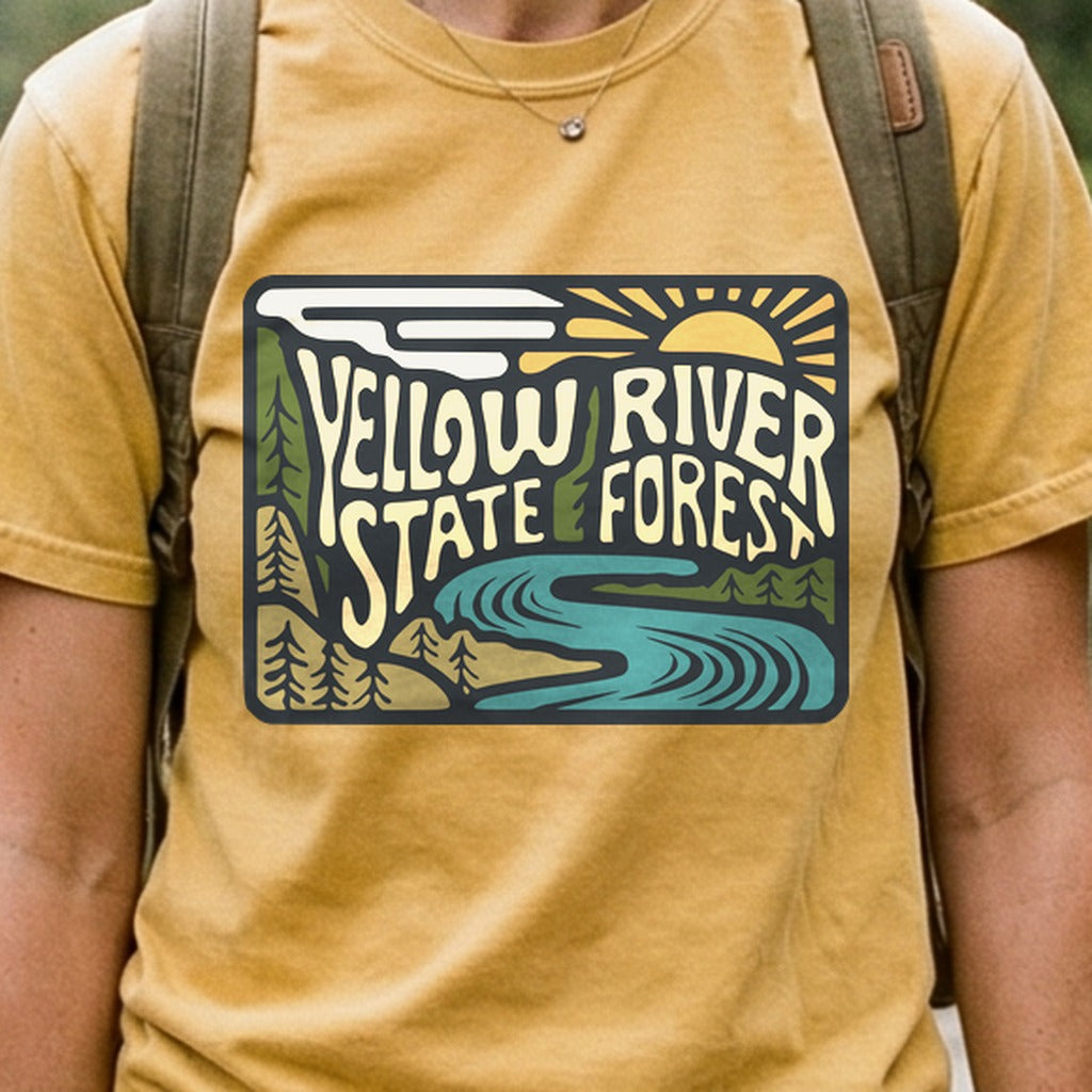 Yellow River State Forest Cotton T-Shirt