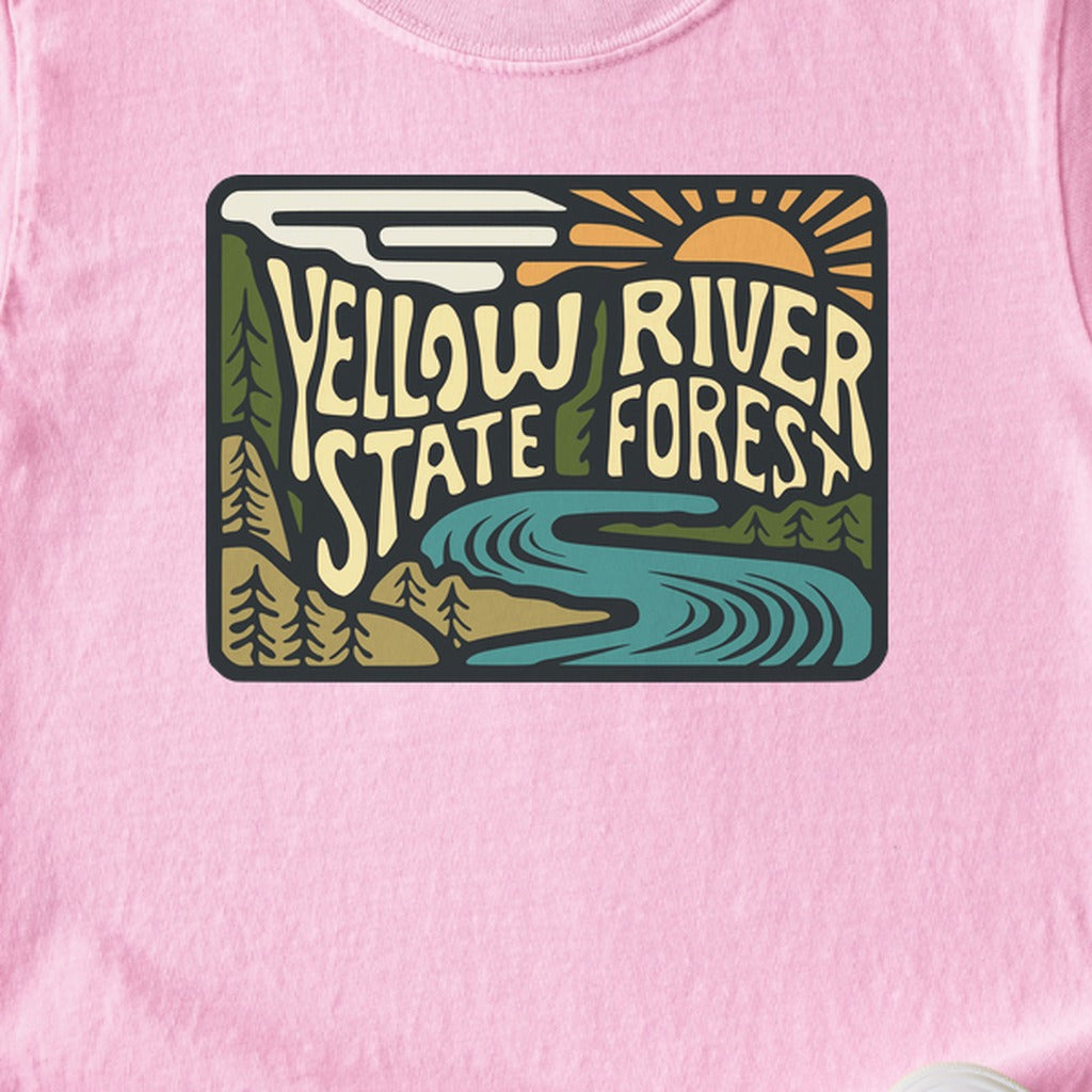 Yellow River State Forest Kids Cotton T-Shirt