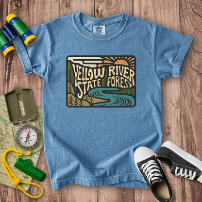 Yellow River State Forest Kids Cotton T-Shirt