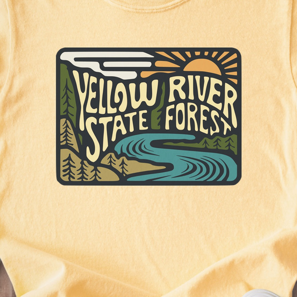 Yellow River State Forest Kids Cotton T-Shirt