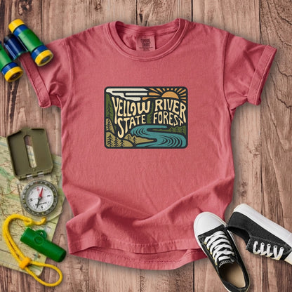 Yellow River State Forest Kids Cotton T-Shirt