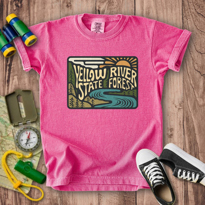 Yellow River State Forest Kids Cotton T-Shirt