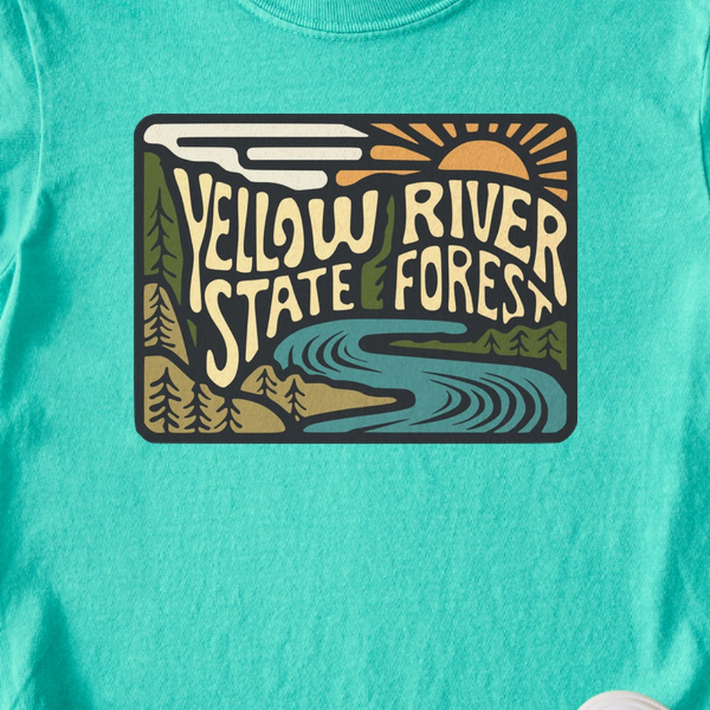 Yellow River State Forest Kids Cotton T-Shirt