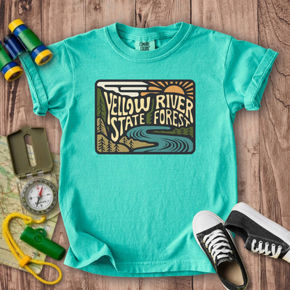 Yellow River State Forest Kids Cotton T-Shirt
