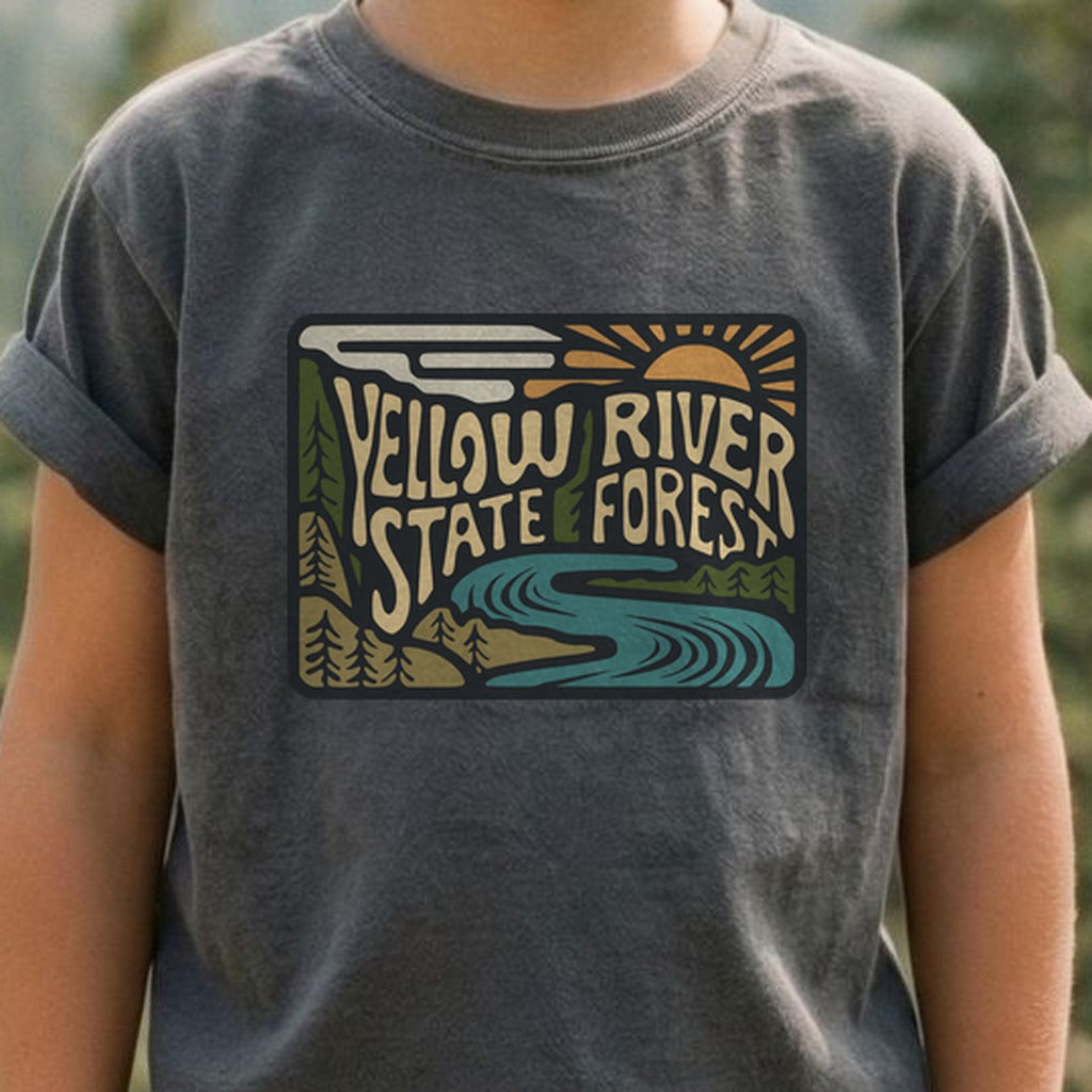 Yellow River State Forest Kids Cotton T-Shirt