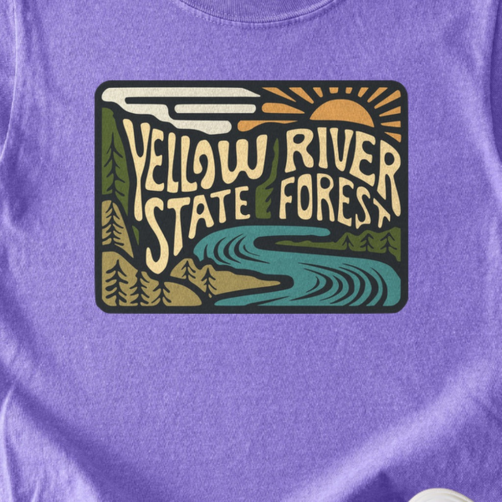 Yellow River State Forest Kids Cotton T-Shirt