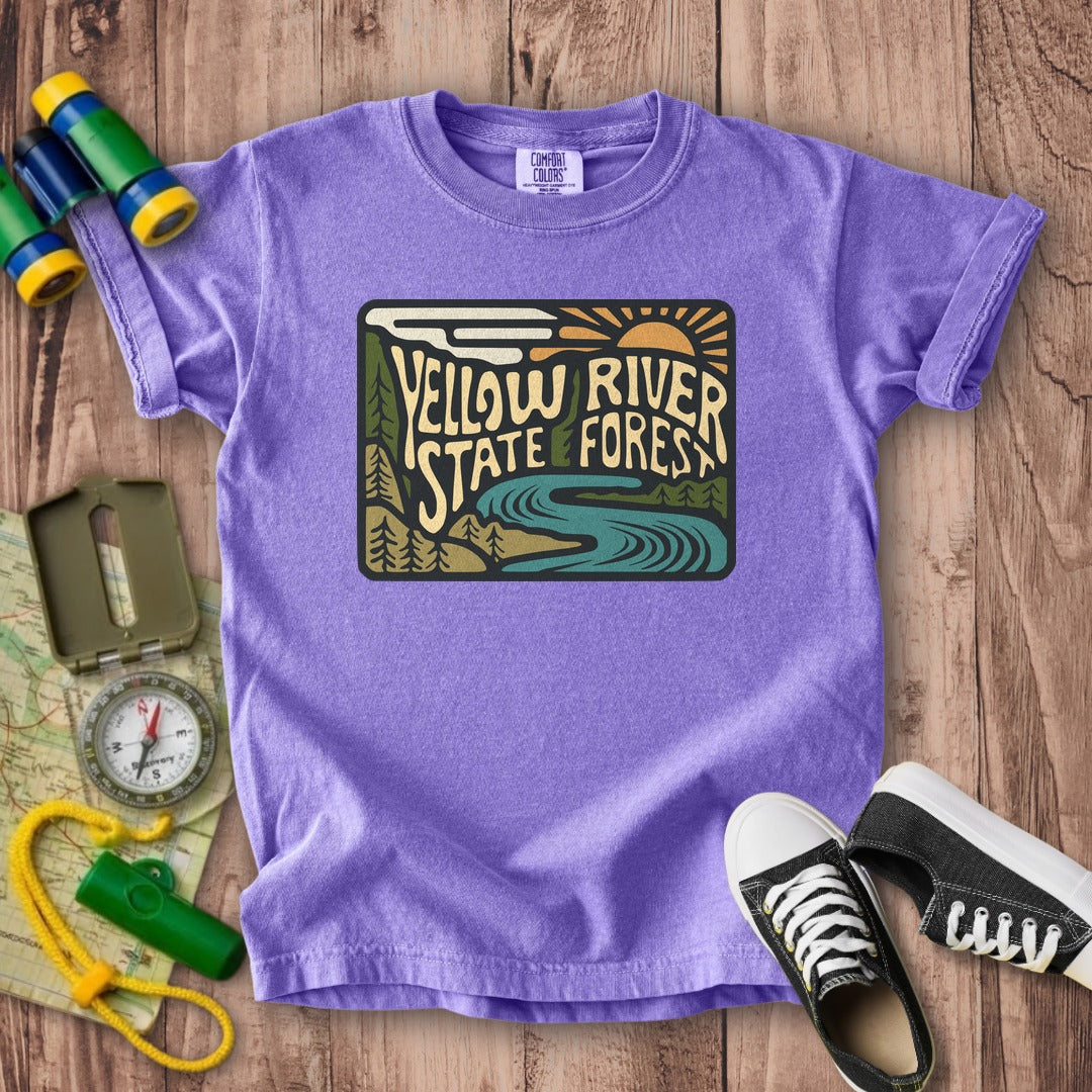 Yellow River State Forest Kids Cotton T-Shirt