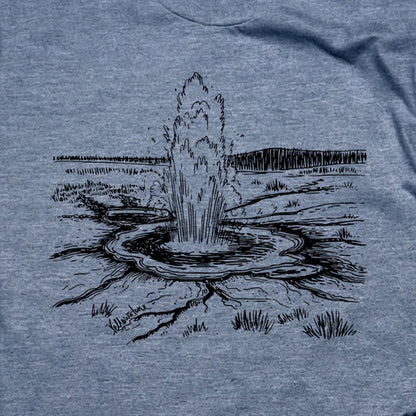 Yellowstone Line Drawing T-Shirt