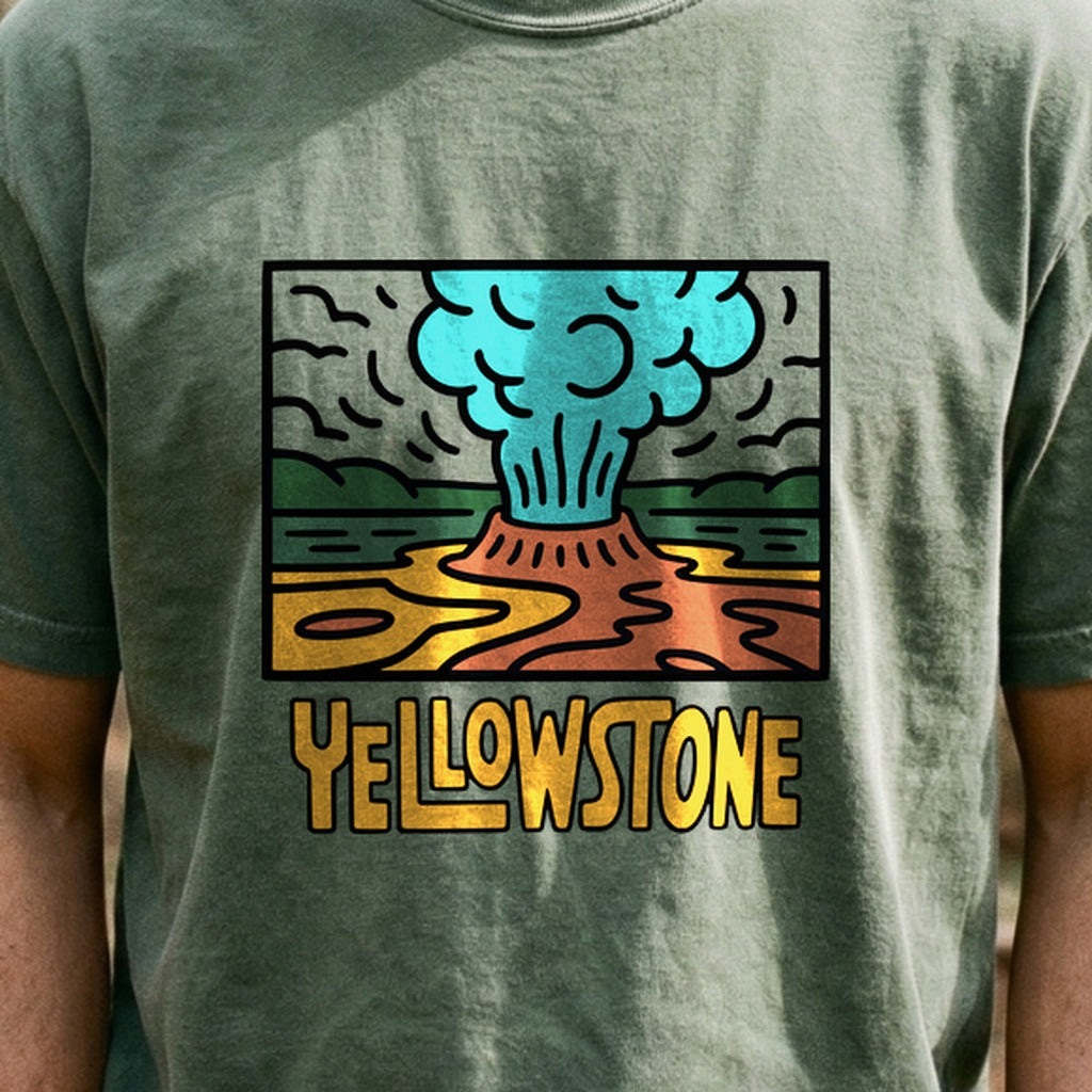 Yellowstone National Park Cotton T-Shirt