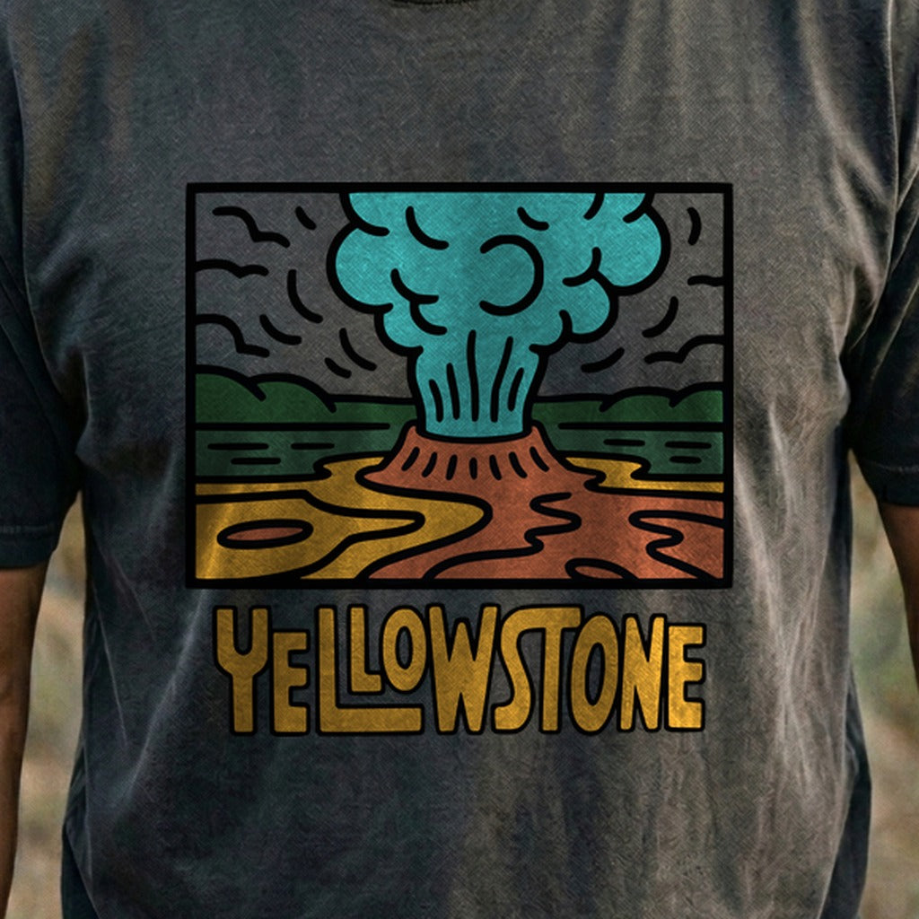Yellowstone National Park Cotton T-Shirt