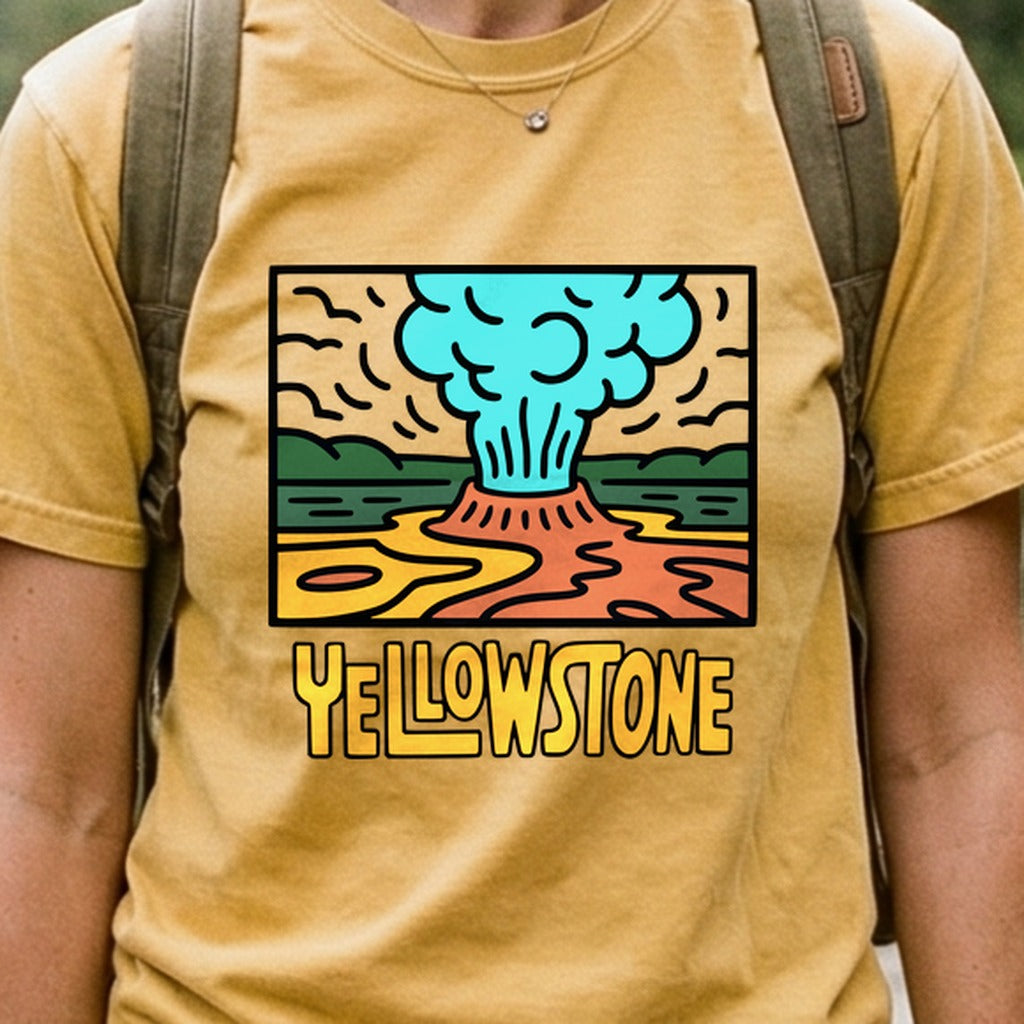 Yellowstone National Park Cotton T-Shirt