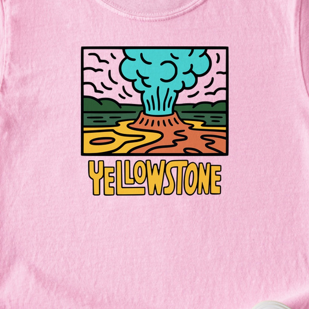 Yellowstone National Park Kids Cotton T-Shirt