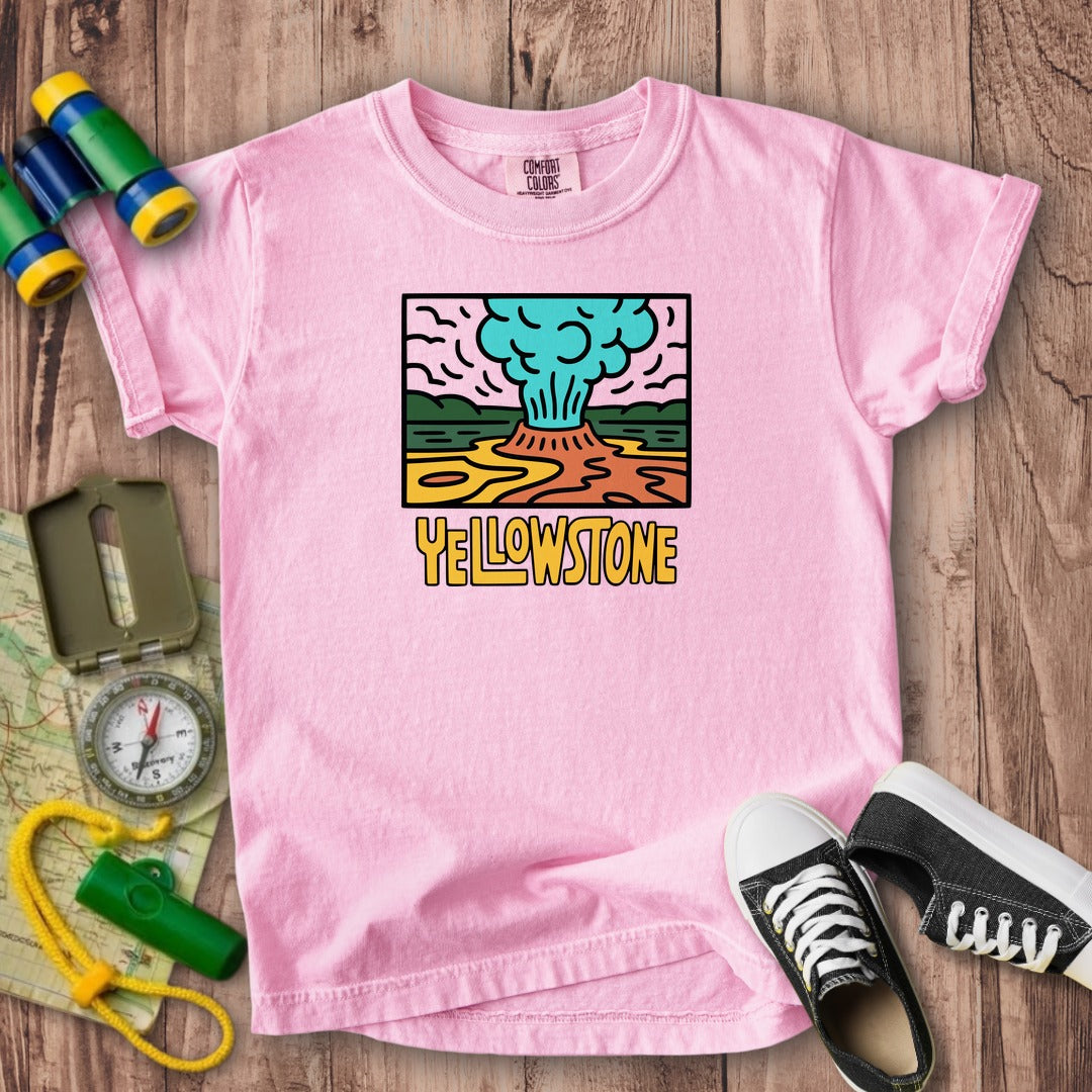 Yellowstone National Park Kids Cotton T-Shirt